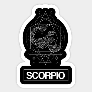 Scorpio Constellation Sticker